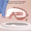 수영 안경 방수 안티 - 안개 경기장 처방전 수영 안경 물 실리콘 큰 다이빙 고글 UV 보호 남성 여성 아이 G220422