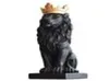 MGT Résumé Résine Lion Sculpture Crown Lion Lion Statue DÉCORATIONS DE L'ARTICRE LION KING MODLE ACCESSOIRES DE DÉCORT