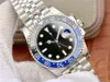 Новый дизайнерский завод Watch Hot Share Maker 40 мм GMT Batman World Pepsi Basel 126710 Ceramic Top Cal.2836 Автоматические мужские часы часов