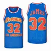 Vintage LeBron 23 32 James Movie High School Maillots de basket-ball Marbre St Vincent Mary Irish Brown Vert Noir LA CROWN ME Cousu Hip Hop Uniformes Hommes