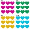 Heart Shape Anti-lost Dog Tag Pet Dogs Metal Blank Tags Aluminium Double Sided No Chain ID Card Pets Engraved Blank Label BH6503 TYJ