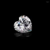 Kralen andere topkwaliteit uitstekende gesneden diamanten test voorbij 0,5-3 karaat d kleur hart vorm moissaniet sprankelende losse edelsteen voor bruiloft