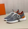 Summer Famous Brand Expert Sneaker Shoes For Men Knit Calfskin Leather Sports Light Sole Man Outdoor Trainers Comfort Walking EU38-46