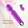 Klitoris vibrator sexiga leksaker för kvinna g spot massager kraftfull magisk trollstav stimulator vibrerande dildo kvinnlig produkt