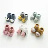 Autumn Winter Girls Born Cartoon Animal Infant Baby Boy Socks Anti Slip Shop Soft Cotton Floor Shoes 220721