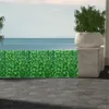 장식용 꽃 화환 인공 잎 정원 울타리 스크리닝 롤 UV 페이드 보호 프라이버시 벽 조경 아이비 패널 0.5x3mdecorati