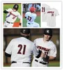 Baseball 2022 NCAA Custom Sville Scarined Jersey 3 Dan McDonnell 43 Zack Burdi 15 Adam Engel Adam Duvall Brendan McKay Reid