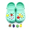 moq 100pcs frutti avocado croc Charms Soft Pvc Verdure Scarpa Charm Accessori Decorazioni personalizzate JIBZ per zoccoli scarpe regalo per bambini