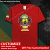 República Gabonesa Gabón País Camiseta personalizada Jersey Fans DIY Nombre Número High Street Fashion Loose Casual T-shirt 220609