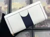 2022 5A 1961 Long Wallet Purse Läder Dragkedja Pouch Card Slots Crossbody Bag Jackie Bamboo F7it# G Ophidia Chain Bag264U