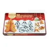 8 pezzi in acciaio inossidabile fai da te Natale Babbo Natale pupazzo di neve taglierina per biscotti biscotto stampo per biscotti Set di strumenti per goffratura torta Bakeware economici