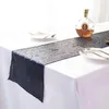 30*275 cm Polyster Table Runner Gold Silver Sequin Table Table Sharly Bling na przyjęcie weselne