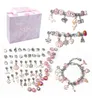 Neue Anhänger Armband Kinderschmuck DIY Dazzling Farbe Kristall Perlen Nette Geschenkbox Set Intellektueller Spaß