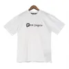 2Men's Plus Tees Polos Designer من T-Shirt الفاخرة العلامة التجارية Palms Angel Angel T Shirt PA رسالة رذاذ ملابس قصيرة الأكمام الربيع الصيفي رجال و S-xxl