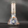 8 inç Turuncu Sigara Monkey Gorilla Cam Beher Bong Nargile Su Borusu Dab Rig Percolator Cam