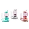 2 IN 1 528ML Cat Water Bottle 2.2L Food Feeder Dispenser Automatic Dog Cats Drinking Bottles Feeding Bowl Dispensers Pet Supplie 220323