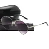 Klassisk designer solglasögon för män kvinnor vintage retro solglasögon sport kör metall glasögon uv skydd