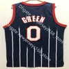 Män Stitched Jalen Green 0 Basket 2021-22 Vintage Clyde Drexler 22 Hakeem Olajuwon 34 Yao 11 Ming Steve 3 Francis Jersey