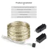 Strängar AC220V Copper Wire LED String Fairy Lights 50m 100 m jularland sovrum utomhus trädgård år dekor ljus