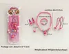 Jóias infantis Jóias Conjunto de desenho animado Princesa colar bracelete anel de cabelo de cabelo de cabelo de cabelo
