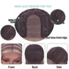 Markera syntetiska peruker Lång rakbrun mixblond för kvinnor Mellandel 613 60 Black Purple Orange Cosplay Wig 220622
