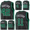 Screen Print Basketball Dennis Schroder Jersey 17 Al Horford 42 Luke Kornet 40 Aaron Nesmith 26 Josh Richardson 0 Enes Kanter 11 Jaylen Brown 7 Tatum Men Woman Youth