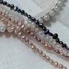 チョーカー女性のためのエレガントな自然な淡水真珠のネックレス