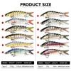 Oddfisher 1014cm Fishing Lure Jointed Sinking Wobbler For Pike Swimbait Crankbait Trout Bass Fishing Accessories Tackle Bait 220726