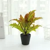 Decorative Flowers & Wreaths Simulation Flower Plant Bonsai Jue Ye Green Potted Artificial Creative Office Decoration BonsaiDecorative