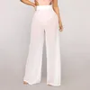 Kobiety patrzą przez Boho szeroką nogę pod wysoką talią spodnie na plażę długie luźne siatki Sheer Sheer Pants Bikini dolne pokrywę plażową 220524