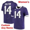 NIK1 NCAA College Jerseys TCU Horned Frogs 33 Sewo Olonilua 5 Ladainian Tomlinson 9 Josh Doctson 2 Trevone Boykin Custom Football Stitched