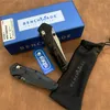 Benchmade 945 мини -складной нож Osborn 2,92 "S30V Черный простые лезвия черные ручки G10 - 945BK -1 Ножи