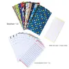 Gift Wrap Binder And Budget Envelopes With Cash For Budgeting Mini Envelope Wallet YellowGift