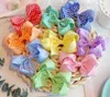 2022 NEW 30pcs 31INCH Gingham Ribbon Hair Bow Clips OR ELASTIC RUBBER Plaid Bows For Baby Girl Accessories7838533