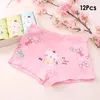 Panties 12 Pcs/Lot Berngi Baby Girls 100%Cotton Kids Underwear Children Briefs Cute Pantie For 2-9 Years