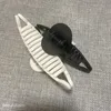 12X5CM Moda donna in bianco e nero acrilico grande clip per capelli fermagli per capelli forcine per copricapo popolari europei e americani317V