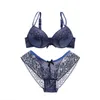 Meisjes goedkope bh -set kanten bloemen lingerie push -up slips comfort op maat en panty sexy backless ondergoed l220726