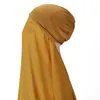 Scarves Hijab Scarf With Undercap Attached Women Chiffon Jersey Muslim Fashion Shawl Instant 10pcs/lot Wholesale Supplier