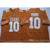 Uf 34 Ricky Williams Texas Longhorns 10 Vince Young 20 Earl Campbell NCAA College Football Jerseys podwójnie zszyty nazwa i numer