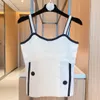 Outdoor T-shirts 4 kleuren Dames Gebreide Tanks Halter Gilet Vrouwelijke Mode 4 Kleur Afslanken Camis Dunne Breien Korte Top