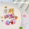 Nail Art Decorations Mixed Color Style Cute Carton Flower Fruit Candy Heart Shape 3D Decoration Accessories for DIY Nails Cell Phone Case Hairband