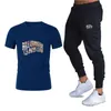 Créateur de mode d'été Survêtements pour hommes Ensembles de chemises Pantalons Ensemble de basket-ball Hommes T-shirt décontracté Joggers Top Gymnases Fitness Pantalons de survêtement Homme vêtements