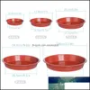 3Pcs Plastic Durable Plant Saucer Drip Trays Round Heavy Duty Flower Pot Tray Saucers Indoor Outdoor Garden Supplies Factory Price Expert De