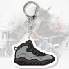 basketball shoes keychain fashion sport celebrity figure cartoon plane backpack pendant handbag key chain for fans memorabilia gifts