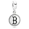 Andy Jewel Authentic 925 Srebrne koraliki Boston Charm Dangle pasuje do europejskiej pandora w stylu biżuterii