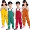 2 8 Years Kids Boys Girls Rain Overall Waterproof Toddler Pants Outdoor Sport Jumpsuit Clothes With Lining Child Dungarees 220808