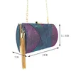 NXY Evening Bags New arrive teal Blue Bride Wedding purse Girl's Day Clutches bags Party Chains Shoulder ladies fashion 220506
