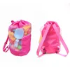 Children Backpack Beach Shell Bag Party Parent-Child Foldable Storage Seashell Bag New Mesh Storagebag Two Handle Toy Collection Bags