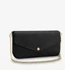 3A LUXURYS BORB Ulubione multi akcesoria 3 szt. Kobiety Kobiety Crossbody Torebka Torebki Torebki Kwiaty na ramię Lady ze skrzynką 61276