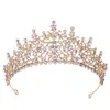 Headpieces Luxury princess Rhinestone Wedding Crown Silver Pageant Tiara Crowns Chic Bride Headbands Wedding Hair Accessories